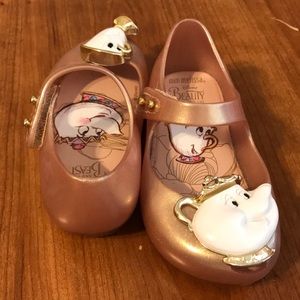 Mini Melissa Beauty and the Beast. Size 6